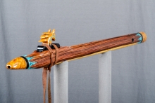 Brazilian Kingwood Native American Flute, Minor, Mid F#-4, #N16J (1)